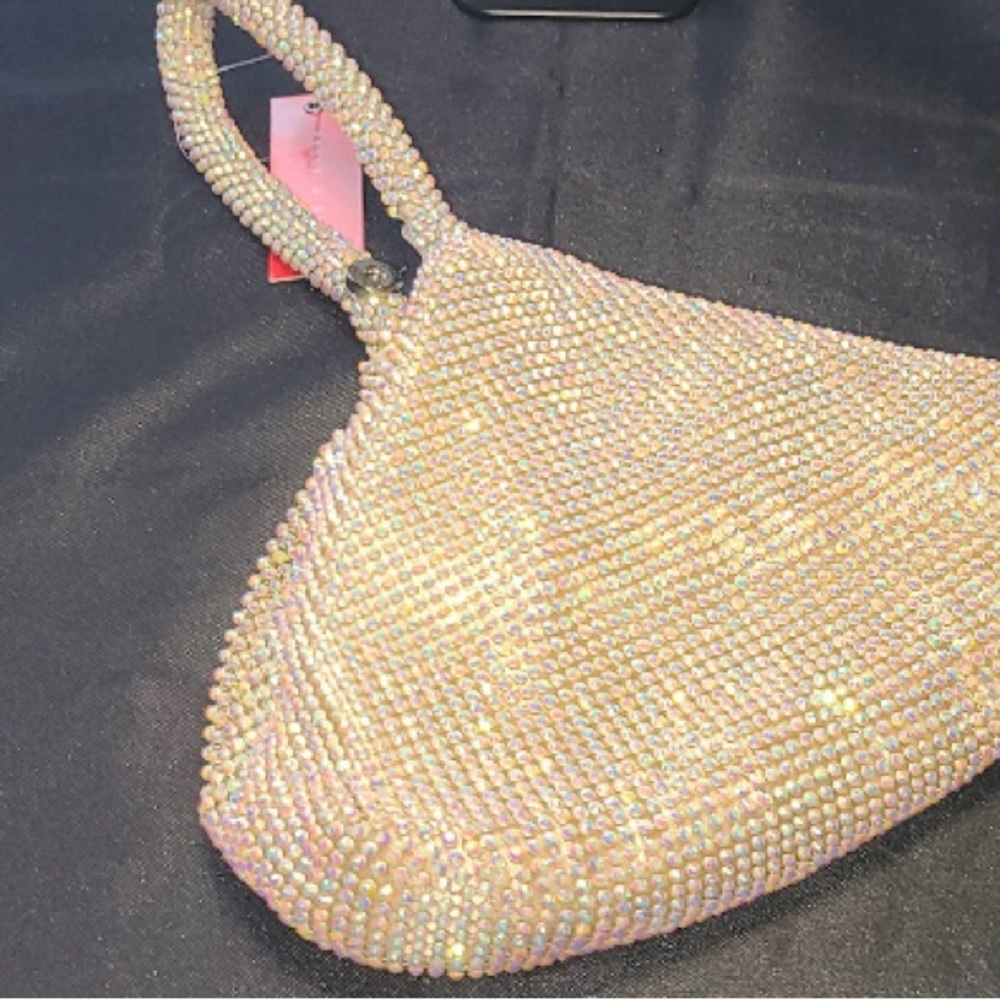 Kelly & Katy sparkly gold purse